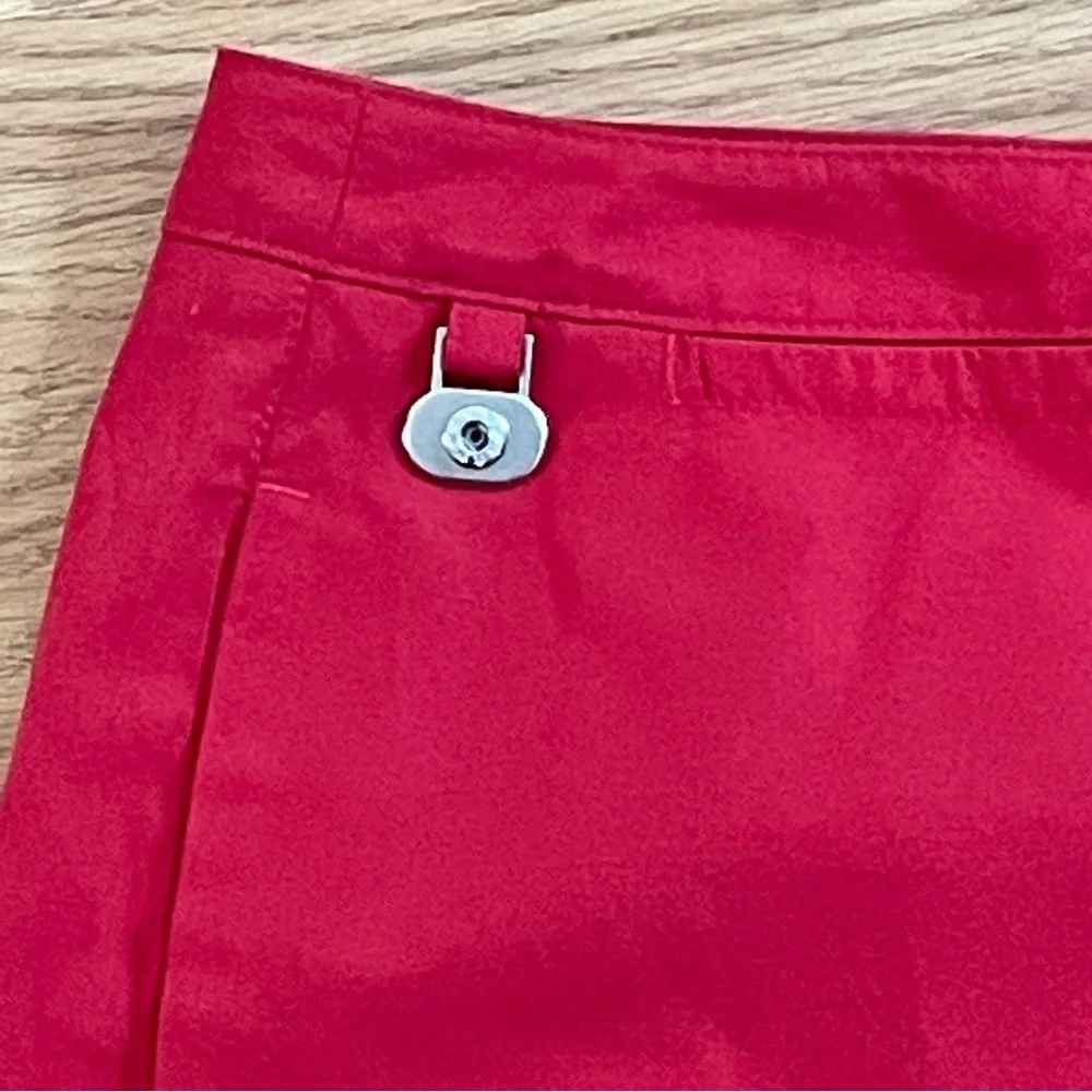 LIZ Golf Audra Red Shorts Size 10 - Picture 2 of 9